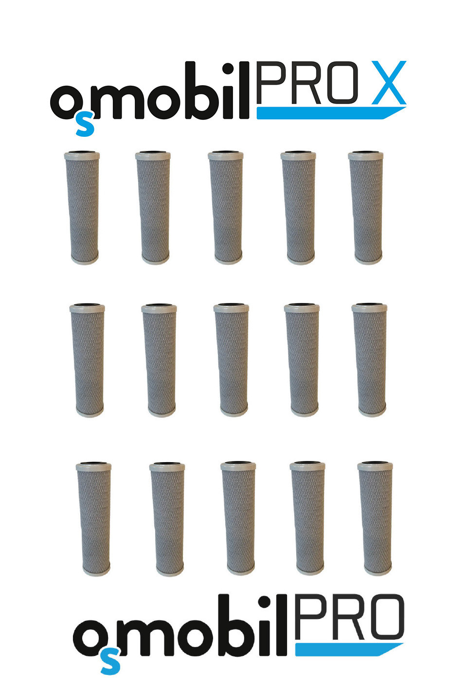 OSMOBIL Filterset 15x Vorfilter (Karbonfilter) für PRO X